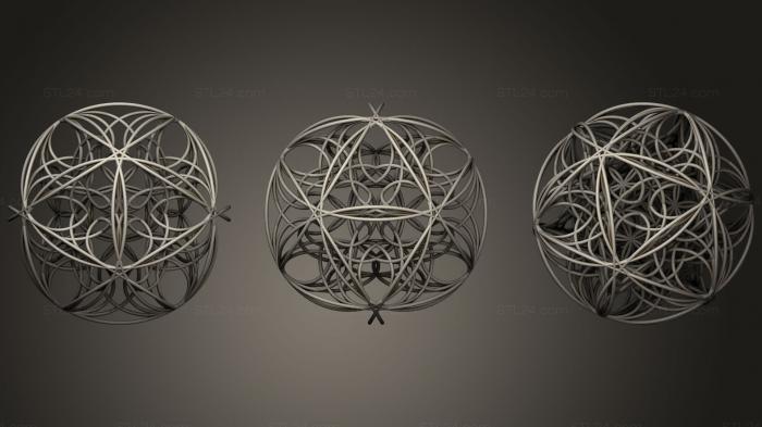 Geometric shapes (Life Aether Mach2, SHPGM_0560) 3D models for cnc